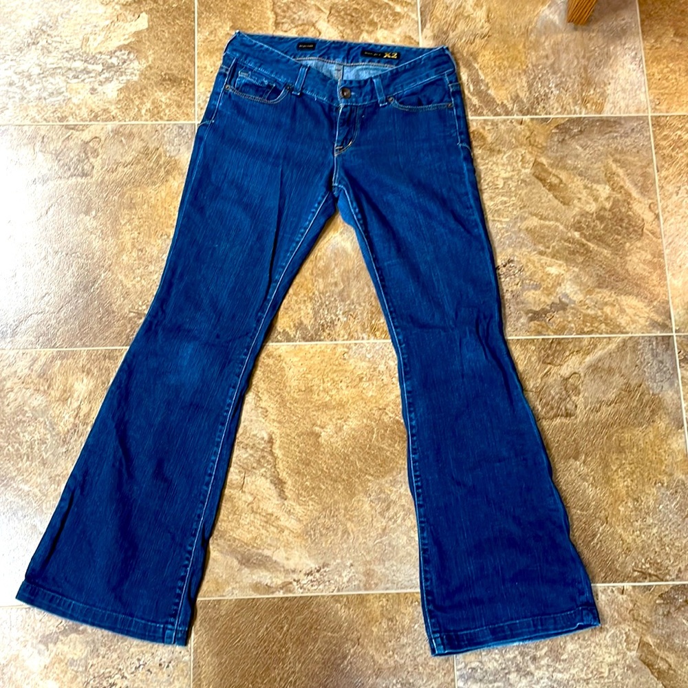 X2 quality denim fit and flare size 8L jeans